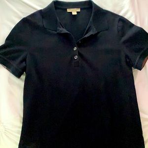 Black Burberry Women’s Polo Shirt